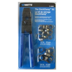 Watts Cinch Clamp Crimping Kit - Stainless Steel - Ideal For Tight Spaces - Easy To Use