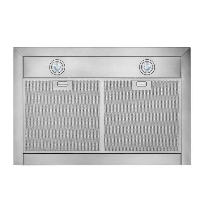 Broan 30-Inch Convertible Wall-Mount Pyramidal Chimney Range Hood, 450 Max CFM, Stainless Steel