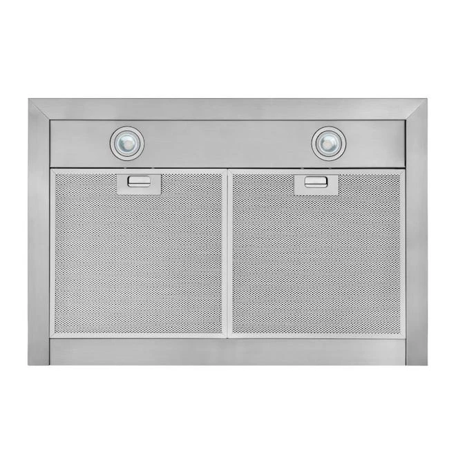 Broan 30-Inch Convertible Wall-Mount Low Profile Pyramidal Chimney Range Hood, 450 Max CFM, Stainless Steel