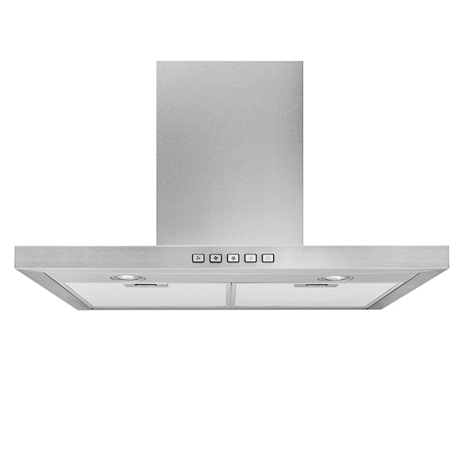 Broan 30-in Stainless Steel Convertible Wall-Mounted T-Style Chimmey Range Hood - Image 5