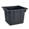 Fibro-Drain Polyethylene Plastic Retaining Basin - Black - 14-in X 16-in X 15-in