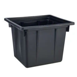 Fibro-Drain Polyethylene Plastic Retaining Basin - Black - 14-in X 16-in X 15-in