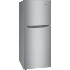 Frigidaire Top-Freezer Apartment Size Refrigerator - 24-in - 11.6-cu Ft - Brushed Stainless Steel
