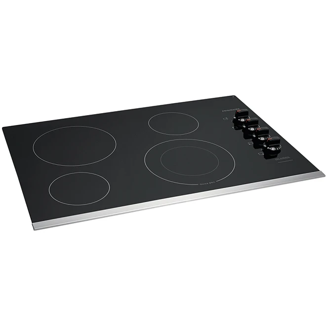 Frigidaire Electric Cooktop - Ceramic Glass - 4 Elements - 30-in - Stainless Steel - Image 5