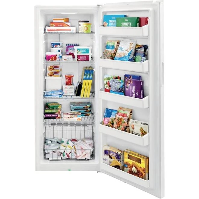 Frigidaire Upright Freezer - 28-in - 13-cu Ft - White - Image 4
