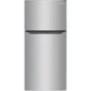 Frigidaire Top-Freezer Refrigerator - Reversible Self-Closing Doors - 30-in - 18-cu Ft - Stainless Steel