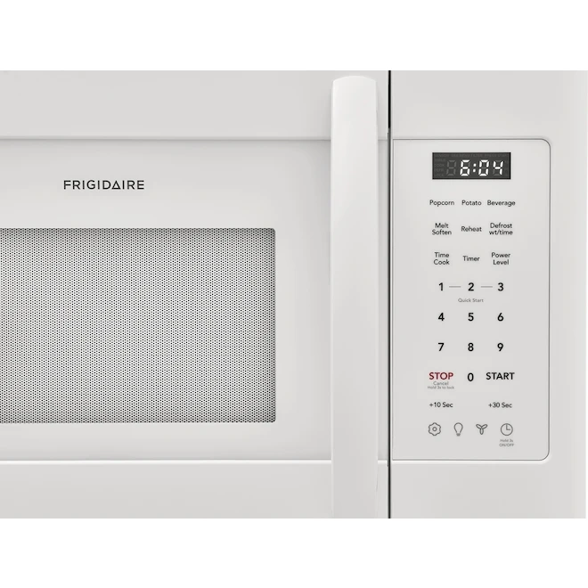 Frigidaire 1.8-cu. Ft. Over-the-Range Microwave - 105-300 CFM - 1500 W - White - Image 4