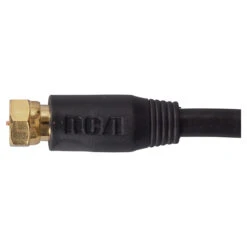 RCA RG6 Coaxial Cable 50-ft Black