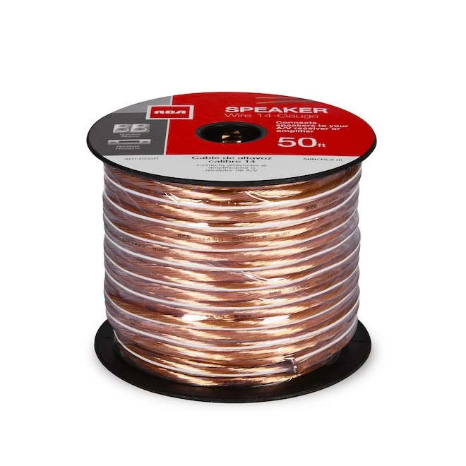 RCA Speaker Wire Copper And PVC 50-ft 14-Gauge - Image 2