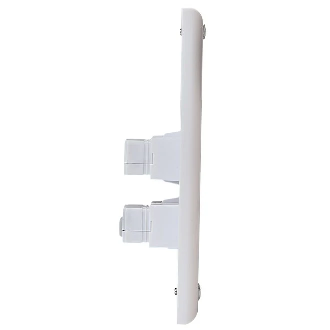 RCA Dual HDMI Wall Plate - White