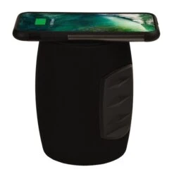 808 Bluetooth Wireless Speaker With QI Charging - Black