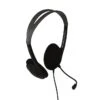 Jensen Stereo Headset With Microphone And 5.9-ft Extended Reach Cord - Black