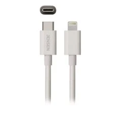 Jensen USB Type-C To Lightning Connector Cable 3-ft - White