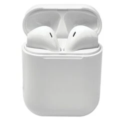Jensen Wireless Earbuds With Charging Case - White
