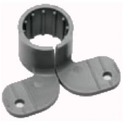 3/4" Grey Polypropylene Pipe Half Clamp