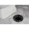 3-in Dia. Black ABS Twist-n-Set Toilet Flange