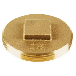 Oatey 3 1/2-in Diameter Female Threaded Brass Cleanout Plug