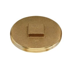 Oatey 4-in Diameter Brass Cleanout Plug