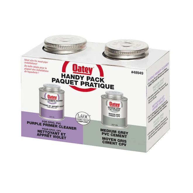 Oatey PVC Cement And Cleaner Pack