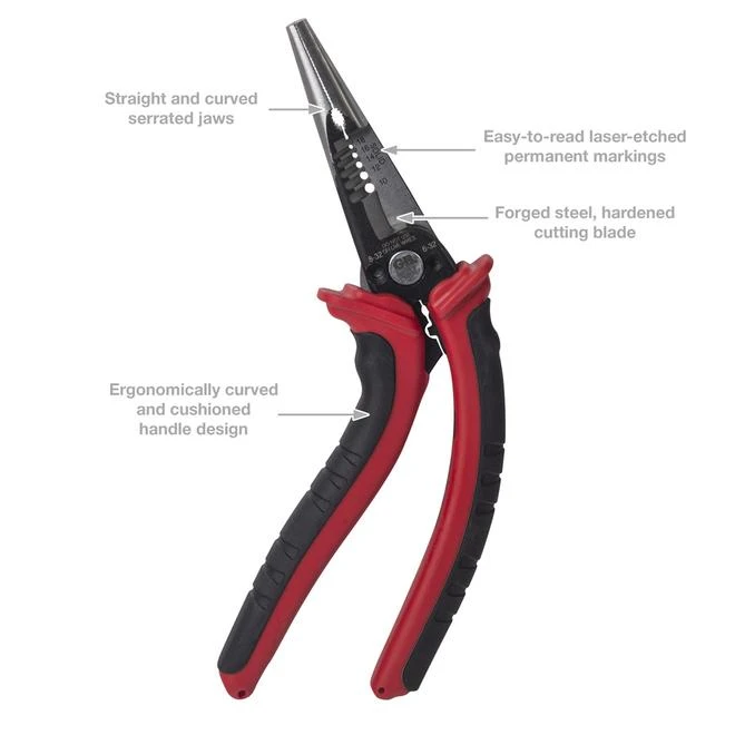 Gardner Bender ArmorEDGE Long Nose Wire Stripper - Image 3