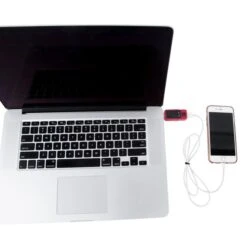 Gardner Bender Gardner Bender GUSB-3450 USB Multimeter, Voltage, Current, Polarity, Red