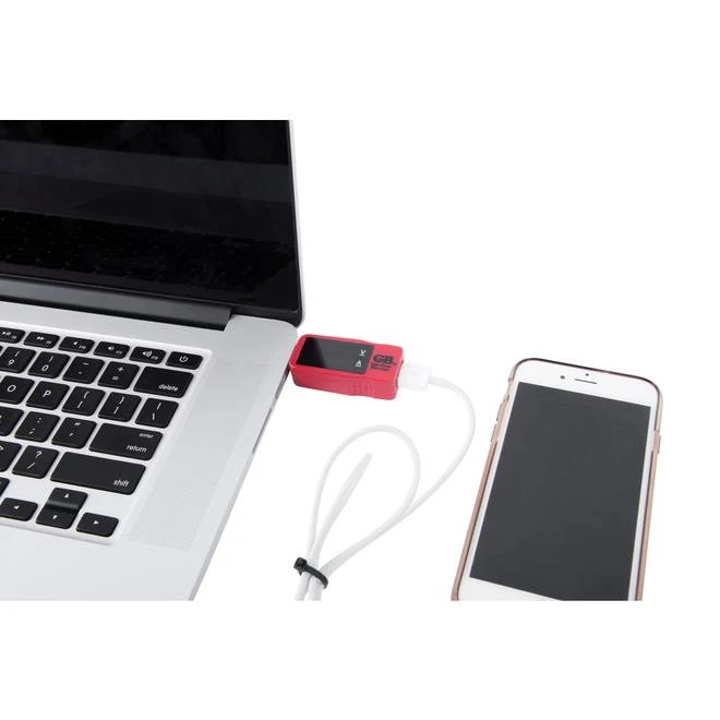 Gardner Bender Gardner Bender GUSB-3450 USB Multimeter, Voltage, Current, Polarity, Red - Image 4