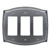 Atron 3-Gang 1-Pack Chrome Decorator Standard Wall Plate