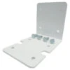 Steel Bracket For High Flow Filter - White