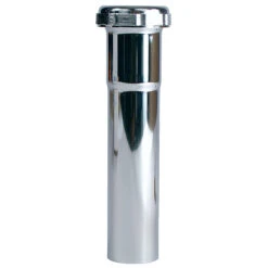 Plumb Pak Slip Joint Extension Tube - Chrome Finish - Brass - 1 1/4-in Dia X 6-in L
