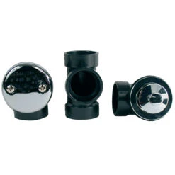 Plumb Pak - 1 1/2-in - Chrome Bath Drain "Lift And Turn" Plug