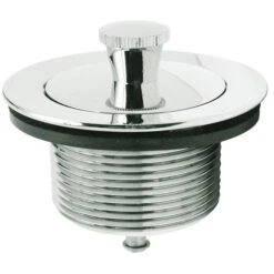 Plumb Pak Chrome Finished Tub Drain - 1.5-in
