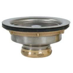 Plumb Pak 4 3/8-in Dia Stainless Steel Fixed Post Sink Strainer