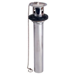 1-Piece Lavatory P.O. Plug - 1 1/4" X 8" - Brass - Chrome