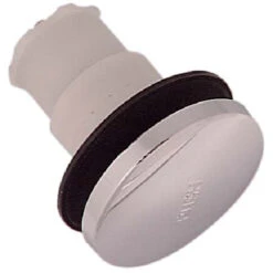 Bath Overflow Cartridge For "Footlok" Bath - Plastic - Chrome