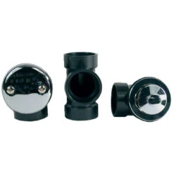 Bath Overflow - "Lift And Turn" - ABS - 1 1/2" - Chrome