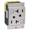 Adorne Duplex Receptacle Outlet - 3 13/16-in W X 6-in H - Tamper Resistant - 20-amp - 125-volt