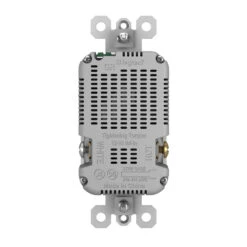 Legrand 15-Amp 125-Volt Black Indoor Decorator Wall Outlet/USB