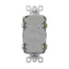 Legrand Radiant 20 Amp 125 Volt Tamper Resistant Self-Test GFCI Duplex Outlet, Graphite