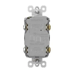 Legrand Radiant 20 Amp 125 Volt Tamper Resistant Self-Test GFCI Duplex Outlet, Graphite