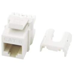 On-Q CAT6 RJ45 Plugs White 5-Pack