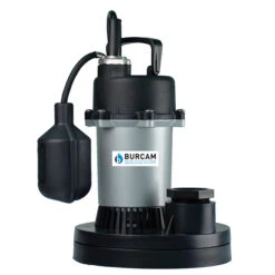 Sump Pump With Mechanical Switch - 1/3 HP - Plastic