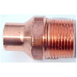 Bow Copper Adapter - Male - Soldered And Threaded - 1-1/2-in Dia