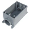 CARLON Single Gang FSC PVC Box For Through Terminations