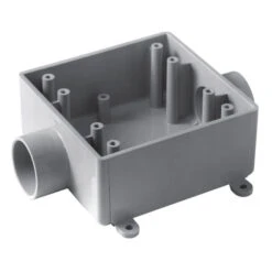 CARLON 2-Gang Type 2FSC Weatherproof Outlet Box