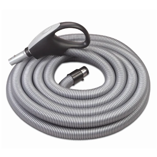 Broan Low-Voltage Central Vacuum Hose - 32-ft X 1 3/8-in - Plastic - Silver