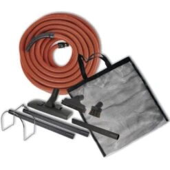 Broan Central Vacuum Accessory Kit - Garage And Car - Black/Orange