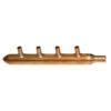 4-Branch Manifold - Copper - 3/4'' X 1/2''