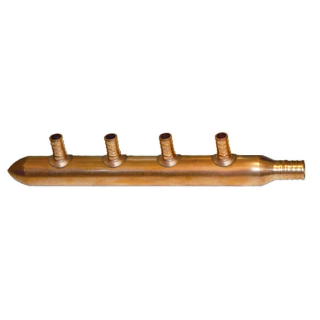 4-Branch Manifold - Copper - 3/4'' X 1/2''