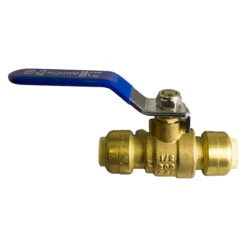 Waterline 1/2-in Diameter Brass Ball Valve With Lever
