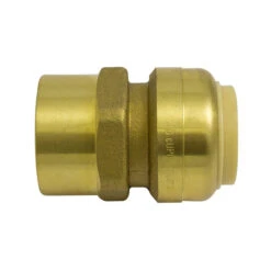 Waterline 3/4 In X 3/4 In Brass Quick Connect Adapter